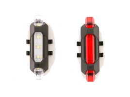 MSC Luces LED de seguridad delantera y trasera USB