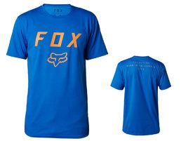 Fox Camiseta Tech Contented Mangas Cortas Azul 2018