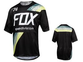 Fox Maillot Demo Drafter manches courtes – Noir – L