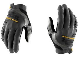 100% Guantes R-Core Charcoal