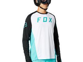 Fox Maillot Defend Mangas Lungas Teal 2021