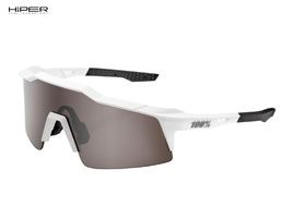100% Gafas Speedcraft SL Matte White – Hiper Silver Mirror