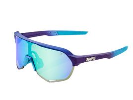 100% Gafas S2 Matte Metallic Into the Fade - Blue Topaz Miror