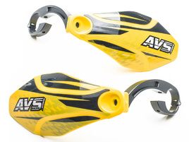 AVS Protectores de Mano con pata aluminio - Amarillo / Negro