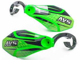 AVS Protectores de Mano con pata aluminio - Verde / Negro