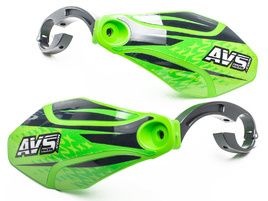 AVS Protectores de Mano con pata aluminio - Verde claro / Negro