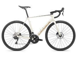 Orbea Bicicleta de carretera Orca M30 - Ivory White - Burgundy / Vulcano 2024