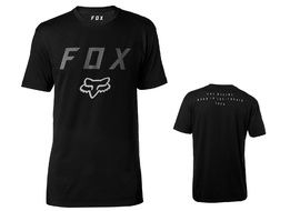 Fox Camiseta Tech Contented Mangas Cortas Negro 2018