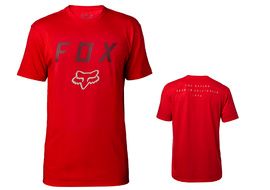 Fox Camiseta Tech Contented Mangas Cortas Rojo 2018