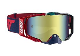 Leatt Gafas Velocity 6.5 Iriz - Azul/Rojo - Lente Bronce 2021