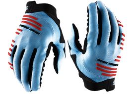 100% Guantes R-Core Blue / Red