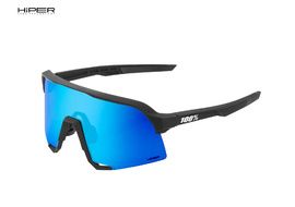 100% Gafas S3 Matte White - Hiper Black Mirror