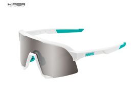 100% Gafas S3 Bora Hans Grohe Team White - Hiper Silver Mirror