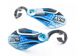AVS Protectores de Mano con pata aluminio - Azul claro / Negro