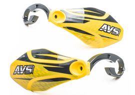 AVS Protectores de Mano con pata aluminio - Amarillo / Negro